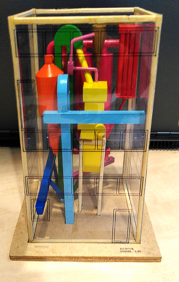 Model van binnenwerk Elevator